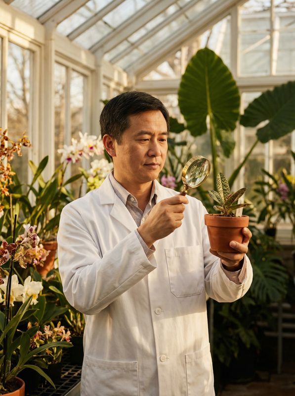 黄色仓库植物专家